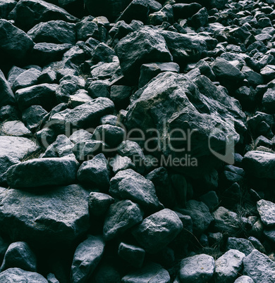 Square pale dark rock stones background backdrop