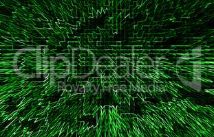 Horizontal green communication business abstraction background