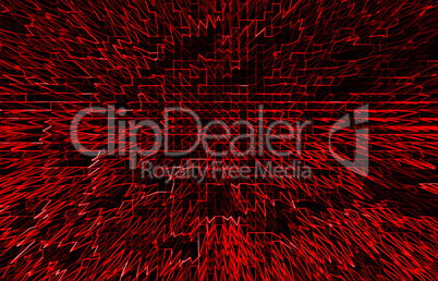 Horizontal red communication business abstraction background