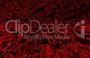 Horizontal red communication business abstraction background