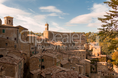 Clouds over Sorano