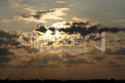 Sunset Sky Background