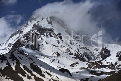 Snow-covered Mountain Kazbek
