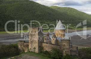 Ananuri Fortress with Church near Tbilisi, Georgia