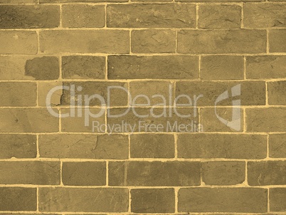 Red bricks background sepia