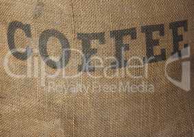 Roasted coffee sack