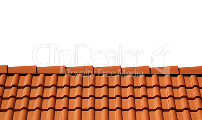 Sunlight roof isolated on white