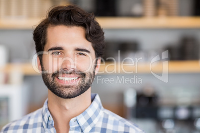 Portrait of smiling man