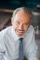 Portrait of smiling businessman