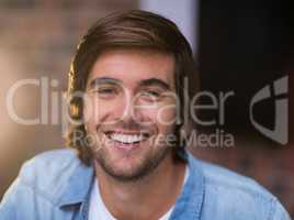 Portrait of smiling businessman