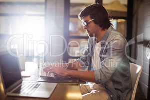 Man working in creative office