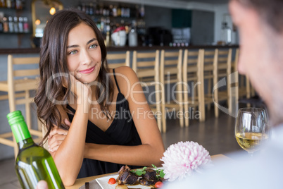 Beautiful woman smiling