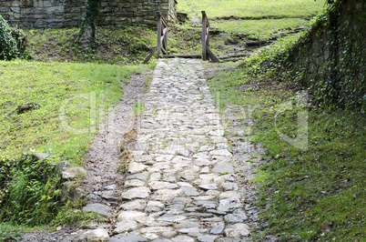 Stone walkway