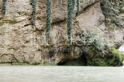 Waterfall in forest