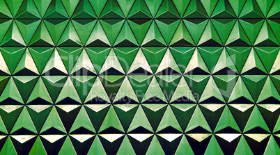 Horizontal green triangle cells with water drops illustration ba