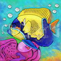 Colorful Aquarium Fish