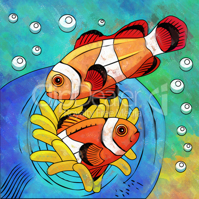 Colorful Aquarium Fishes
