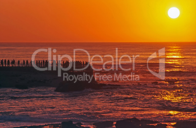 Sunset in La Jolla, California