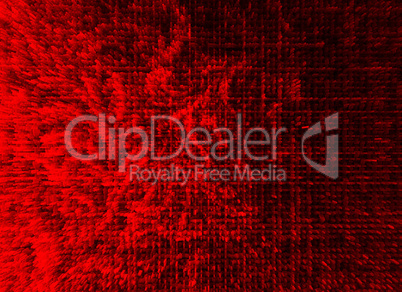 Horizontal red extruded illustration background