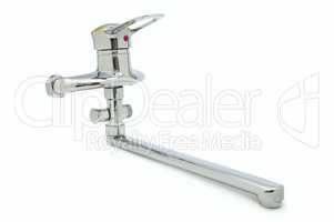 Water tap isolated on white
