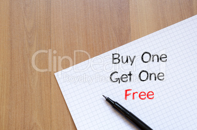 Buy one get one free write on notebook