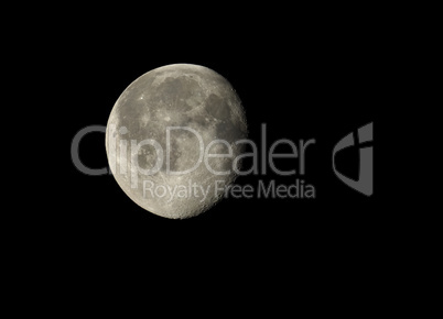 Waning gibbous moon