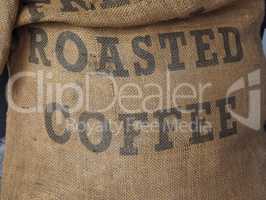 Roasted coffee sack