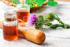 Flower and burdock extract