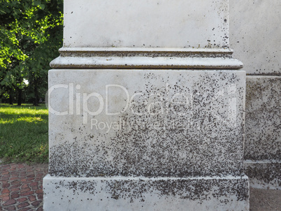 Ancient marble column