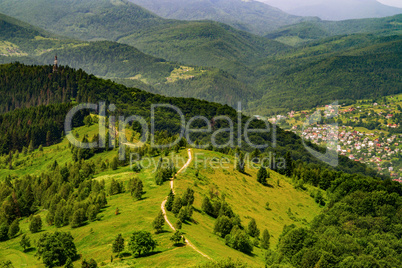 mountains in the Carpathians