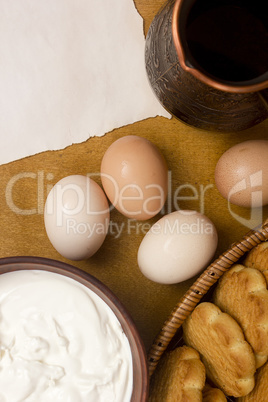 Ingredients for tiramisu