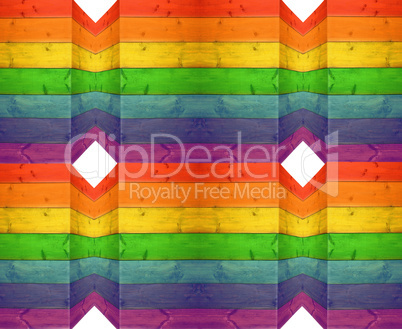 multicolored decorative boards