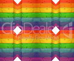 multicolored decorative boards
