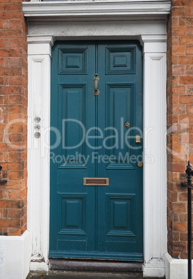 Vintage British door