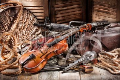 Machine Gun And Violin