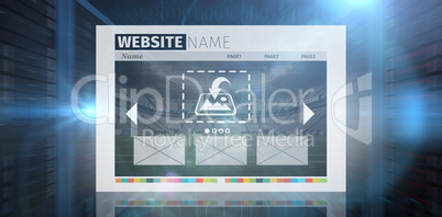 Composite image of composite image of build website interface