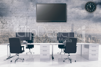 Composite image of office furniture