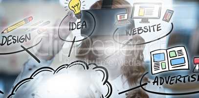 Composite image of business ideas