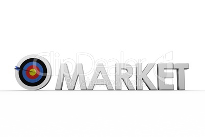 Illustrative image of the word market
