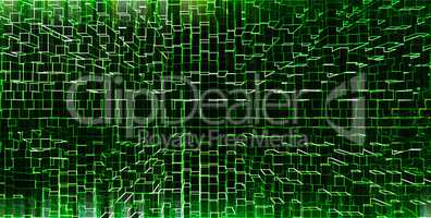 Vertical green matrix hacker pixel neo business presentation abs