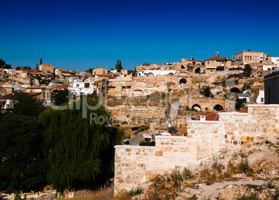 Horizontal turkish strees architecture background backdrop