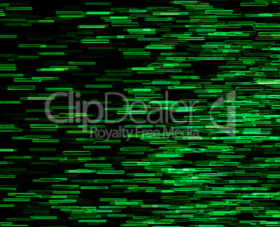 Square green vivid 8-bit pixel dot interlaced space stars blast
