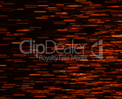 Square orange vivid 8-bit pixel dot interlaced space stars blast