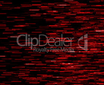 Square red vivid 8-bit pixel dot interlaced space stars blast te