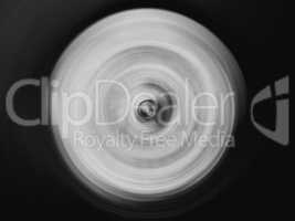 HORIZONTAL BLACK AND WHITE VIVID SPINNING BLUR TWIRL SWIRL MOTIO