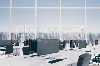Office with view of city