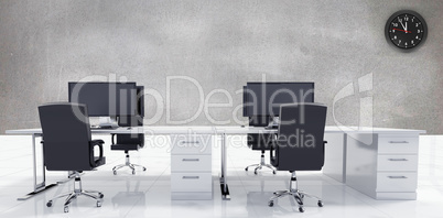 Composite image of office furniture