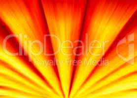 Vibrant orange sunshine motion blur abstraction backdrop