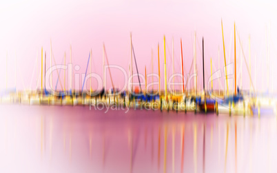 Horizontal vivid vibrant yacht club abstraction background backd