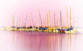 Horizontal vivid vibrant yacht club abstraction background backd